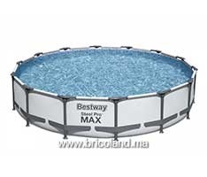 Piscine hors sol ronde Steel Pro 427 x 84 cm avec pompe de filtration - Bestway