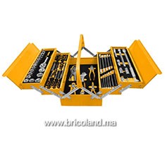Caisse à outils métallique 59 pièces - INGCO
