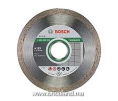 Disque à tronçonner diamanté Standard pour Ceramique - 115 x 22,23 x 1,6 x 7 mm - Bosch