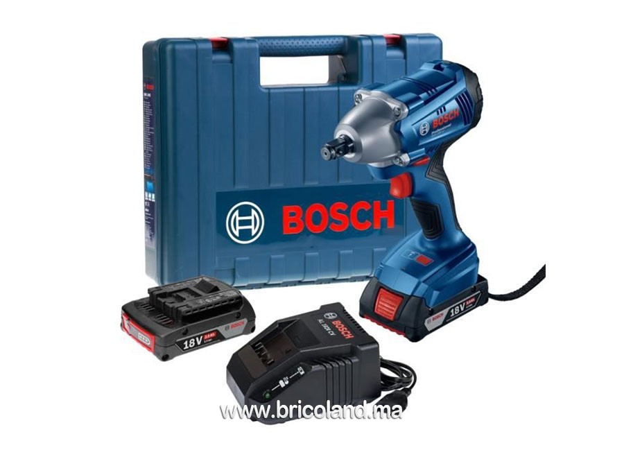 Boulonneuse sans-fil GDS 250-LI Professional Bosch - COMAF Comptoir Africain