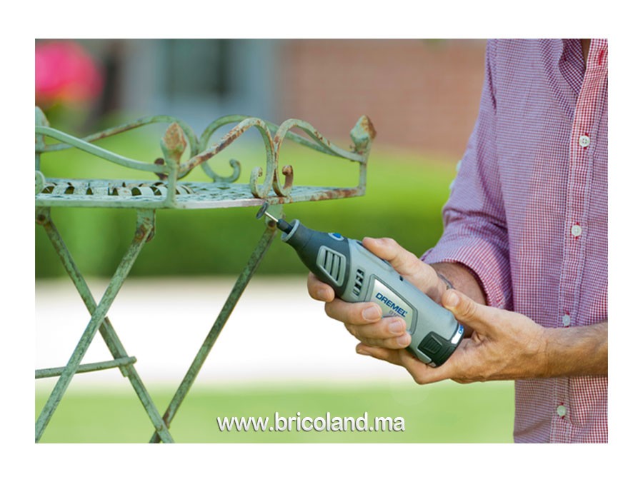 Bricoland - Outillage électroportatif - Coffret 4000 : 4 adaptateurs et 65  accessoires - Dremel