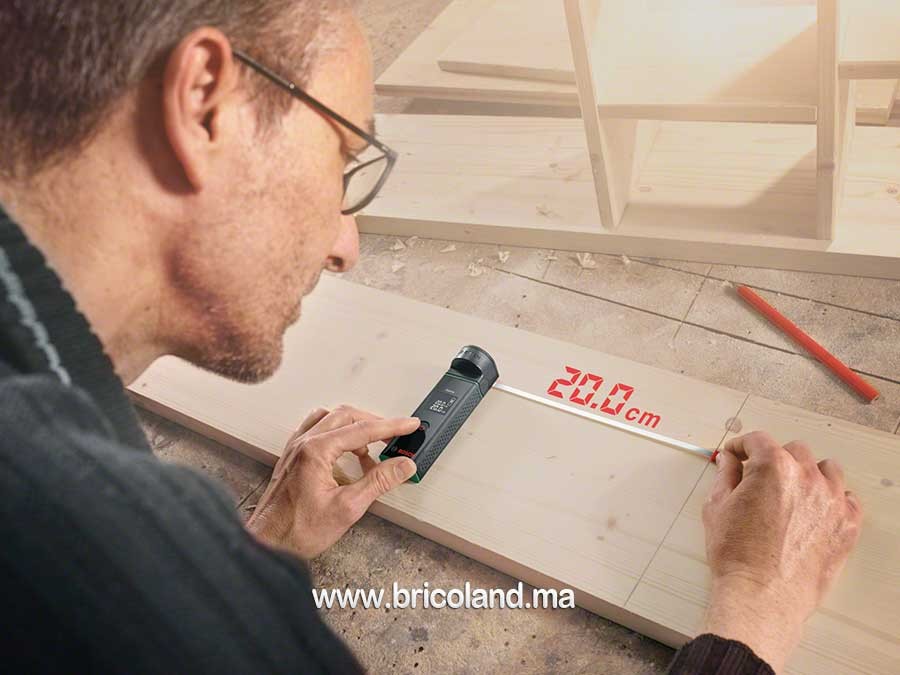 Télémètre laser Bosch numérique Zamo III - Bricoland Maroc