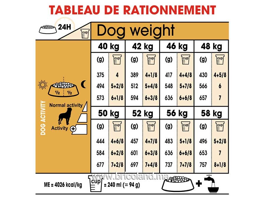 Alimentation pour chien Rottweiler Adulte - 12 Kg - Royal Canin