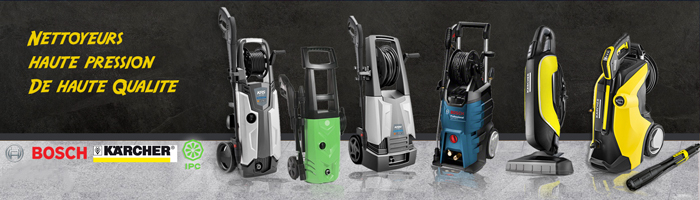 Découvrez notre large gamme de nettoyeur haute pression des grandes marque Karcher, Bosch, Comet, IPC au meilleur prix sur Bricoland.ma
